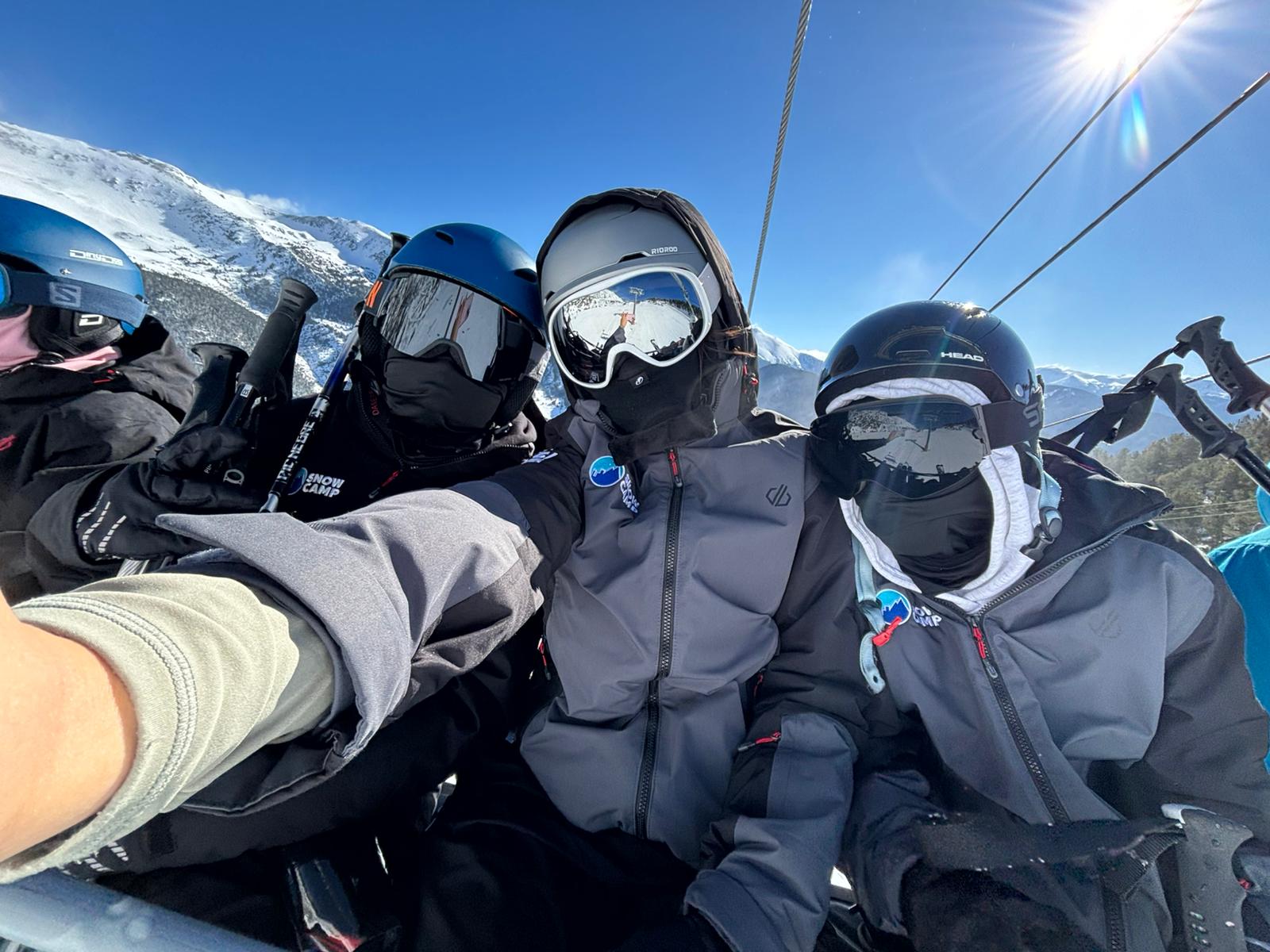 Proud Moment: Lillie and Poppy Complete Snow Camp Excel Programme